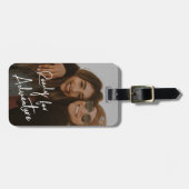 Adventure Travel Accessoire Aangepaste Foto Bagagelabel (Voorkant horizontaal)