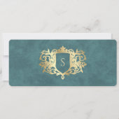 Adventure Travel Boarding Pass Baby Shower Kaart (Achterkant)