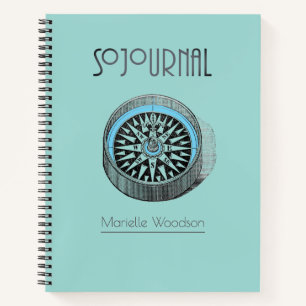 Adventure Travel Journal Compass Dagboek Notitieboek