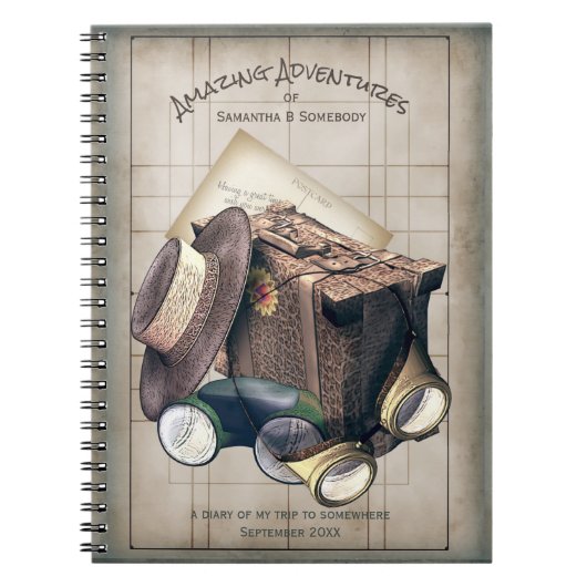 Adventure Travel Journal Notitieboek (Voorkant)