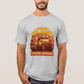Adventure Travel Quote T-shirt (Voorkant)