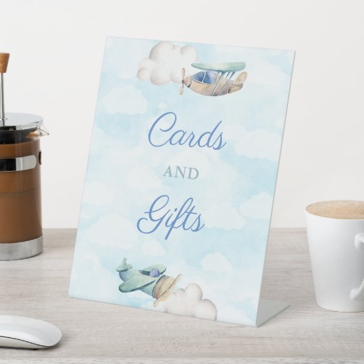 Adventure Travel Theme Baby shower Kaarten en cade Reclamebord Met Voetstuk (Insitu)