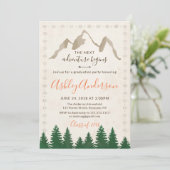 Adventure Tribal Graduation Party Invitation Kaart (Staand voorkant)