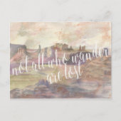 Adventure Typografie IV Briefkaart (Voorkant)