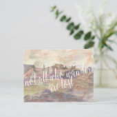 Adventure Typografie IV Briefkaart (Staand voorkant)