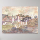 Adventure Typografie IV Poster (Voorkant)