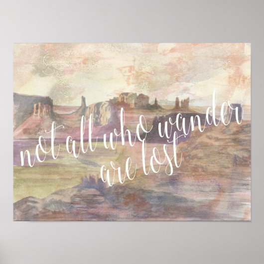 Adventure Typografie IV Poster (Voorkant)