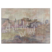 Adventure Typografie IV Snijplank (Voorkant)