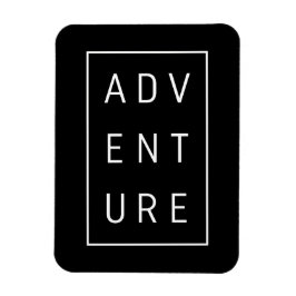 Adventure Typografie Magneet