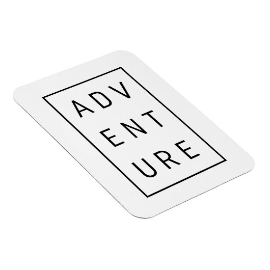 Adventure Typografie Magneet (Rechterzijde)
