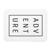 Adventure Typografie Magneet (Horizontaal)