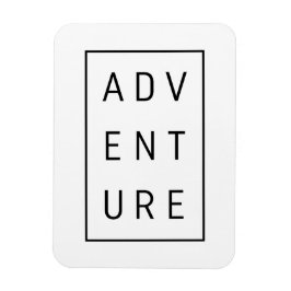 Adventure Typografie Magneet