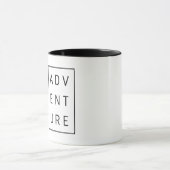 Adventure Typografie Mok (Midden)
