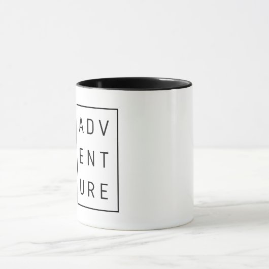 Adventure Typografie Mok (Midden)