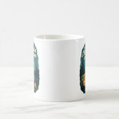 Adventure Under the Stars Retro Camping Art Koffiemok (Center)