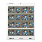 Adventure voor de luchtvaart van Seaplane Etiket (Full Sheet)