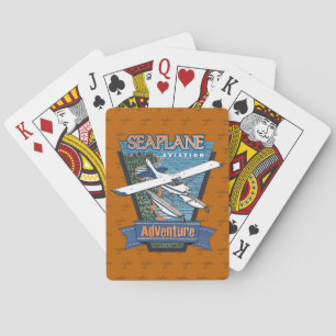 Adventure voor de luchtvaart van Seaplane Pokerkaarten