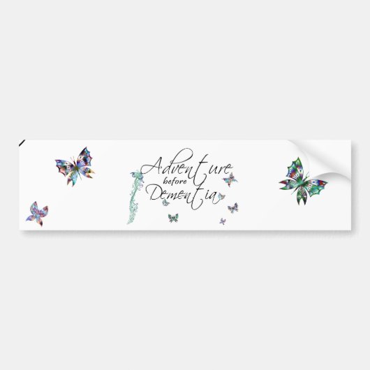 Adventure voor dementie-Bumpersticker Bumpersticker (Voorkant)