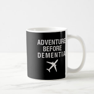 Adventure voor dementie Funny Plane Travel Retier Koffiemok