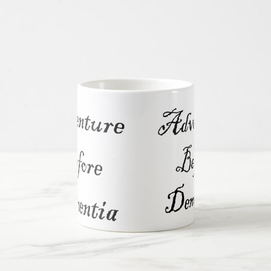 Adventure voor dementie Mok Funny Traveler Mok (Center)