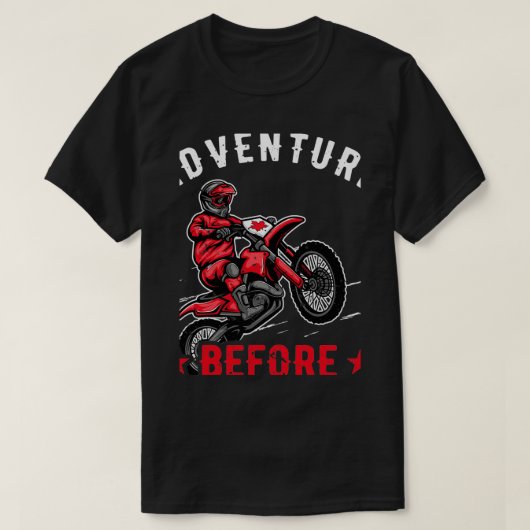 Adventure voor dementie motorfiets t-shirt (Design voorkant)