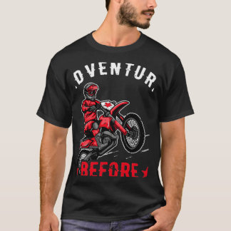 Adventure voor dementie motorfiets t-shirt