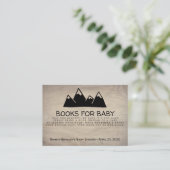 Adventure voor het aanvragen van boeken wacht op M Informatiekaartje (Staand voorkant)