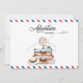 Adventure Vrijgezellenfeest Reisreis Post Kaart (Achterkant)