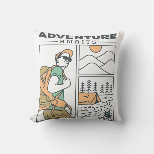 Adventure wacht 3 kussen (Voorkant)