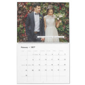 Adventure wacht Blush en White Floral foto Kalender (Feb 2027)