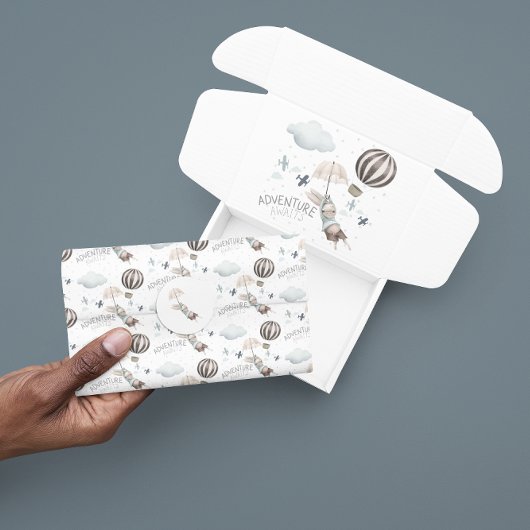 Adventure wacht Bunny Tissue Paper Tissuepapier