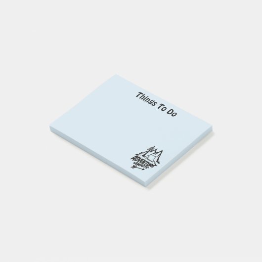 Adventure wacht Camping Post-it® Notes (Schuin)