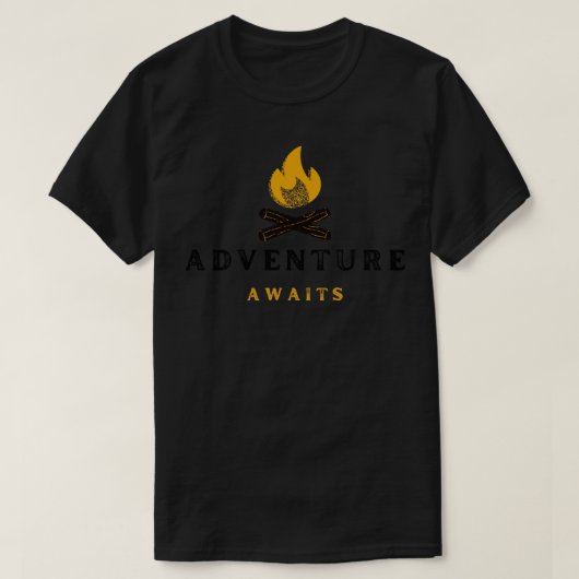 Adventure wacht Camping T-shirt (Design voorkant)