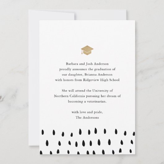 Adventure wacht de Aankondiging van het Afstuderen (Achterkant)