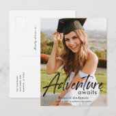 Adventure wacht de Aankondiging van het Afstuderen (Voorkant / Achterkant)