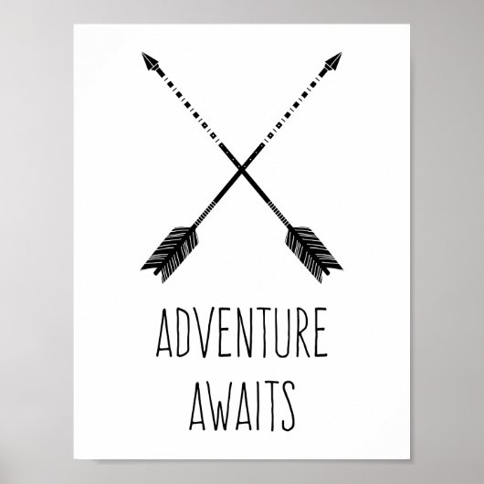 Adventure wacht Inspirerend Poster (Voorkant)