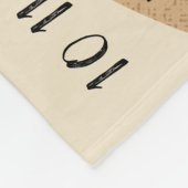 Adventure wacht op Baby Mijlsteen Beer Fleece Deken (Hoek)