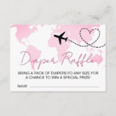 Adventure wacht op Baby shower Diaper Raffle Informatiekaartje (Voorkant)