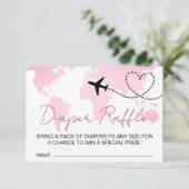 Adventure wacht op Baby shower Diaper Raffle Informatiekaartje (Staand voorkant)