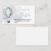 Adventure wacht op Baby shower Diaper Raffle Visitekaartje (Voorkant / Achterkant)