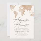 Adventure wacht op Baby shower Kaart (Voorkant)