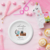 Adventure wacht op Baby shower Papieren Bordje (Feest)