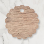 Adventure wacht op Baby shower Rustic Purple Flowe Bedankjes Labels (Achterkant)