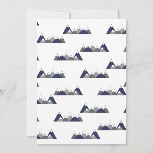 Adventure wacht op baby shower uitnodiging voor jo (Achterkant)