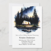 Adventure wacht op bewerkbaar Baby shower Kaart (Voorkant)