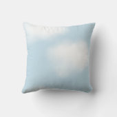 Adventure wacht op Blue Silver Hot Air ballon Kussen (Achterkant)