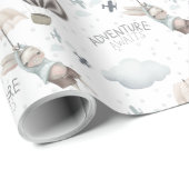 Adventure wacht op bunny Wrapping Paper Cadeaupapier (Rol Hoek)