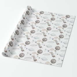 Adventure wacht op bunny Wrapping Paper Cadeaupapier