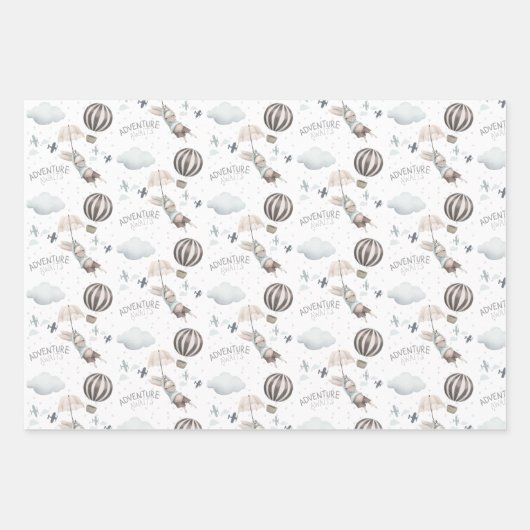 Adventure wacht op bunny Wrapping Paper Sheets (Voorkant 3)