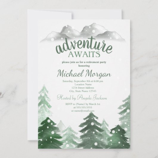 Adventure wacht op de aanleg van sneeuwruimtes in  kaart (Voorkant)